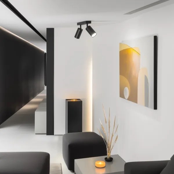 Brilagi - Faretto LED RGBW dimmerabile SELE 2xGU10/6W/230V 3000K nero