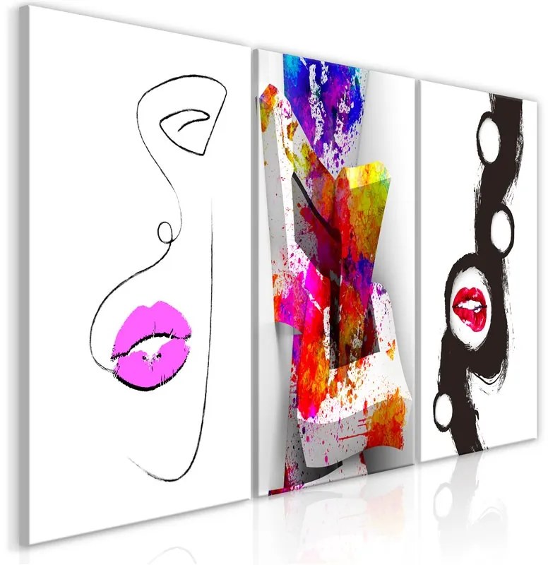 Quadro  Abstract (Collection)  Colore Bianco, Dimensioni e Misure 120x60