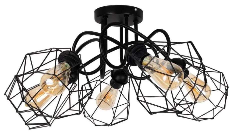 Lampadario a plafone DIAMENT 5xE27/60W/230V