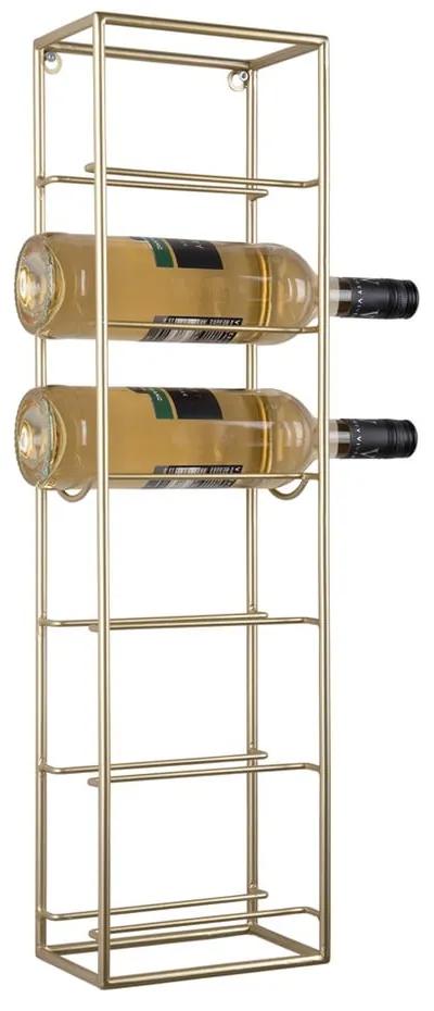 Portabottiglie da parete in metallo color oro numero di bottiglie 6 Single - PT LIVING