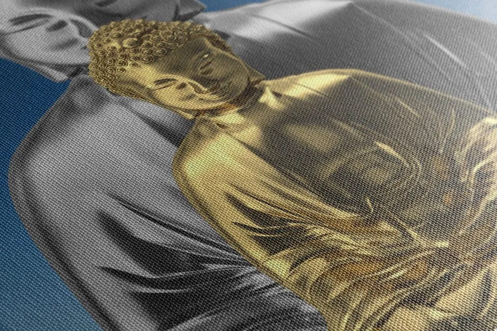 Stampa su tela – Buddha in meditazione
