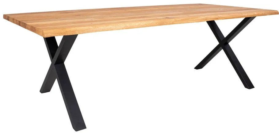 Tavolo da pranzo con piano in rovere massiccio 95x240 cm Toulon – House Nordic