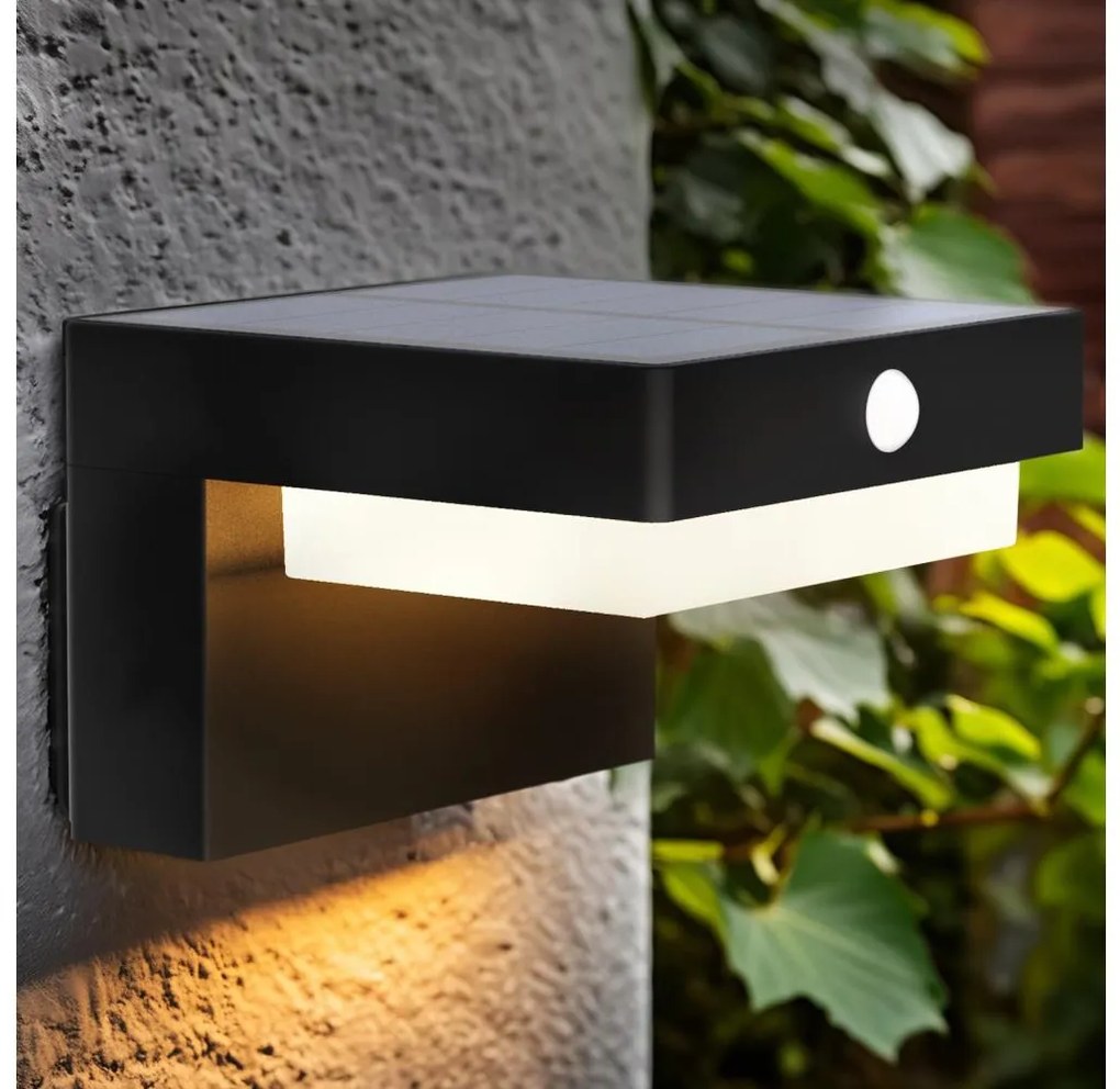 Solight WO7201 - Applique a LED solare con sensore PALERMO LED/5W/2000 mAh IP54