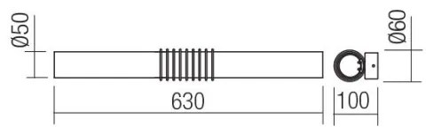 Redo 01-1431 - Applique a LED AVANCE LED/14W/230V 63 cm bianco