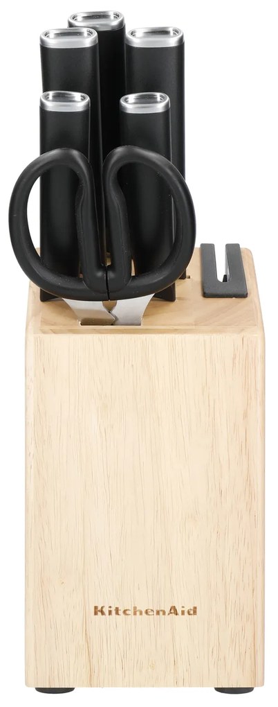 Set 5 coltelli e forbici con ceppo KitchenAid
