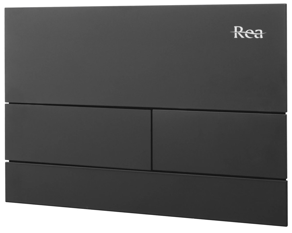 Pulsante per supporto set da incasso WC K011A-Q Rea T Black Matt