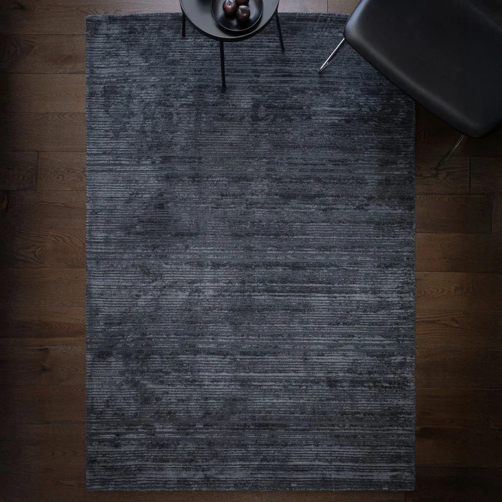Tappeto bifacciale e tessuto in misto lana color petrolio 120x170 cm Henley Petrol - Asiatic Carpets