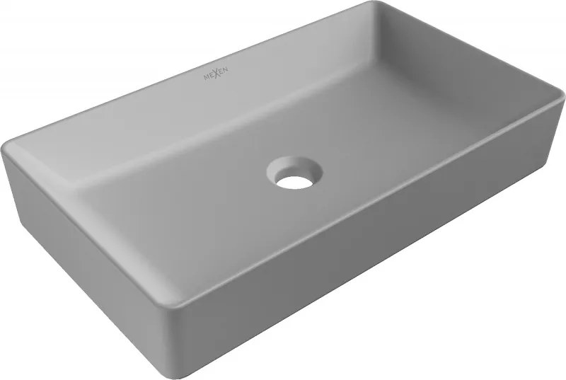 Mexen Nadia lavandino da appoggio 62 x 35 cm, grigio chiaro opaco - 21616061