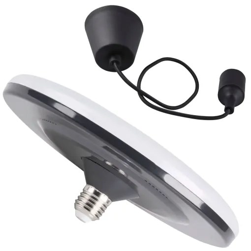 LED Lampada a sospensione KIKI 1xE27/15W/230V nero