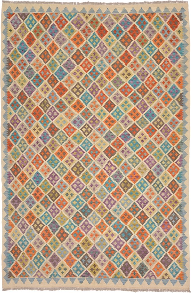 Kilim Tappeto 200 x 300 (Afghanistan) Annodato A Mano
