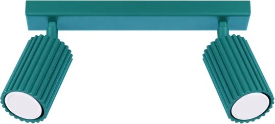 Brilagi - Faretto LED CRESTO 2xGU10/10W/230V turchese