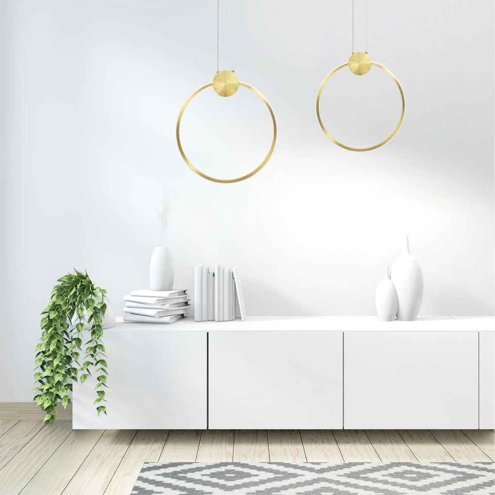 Lampada da soffitto LED APP1396-CP GOLD 40cm