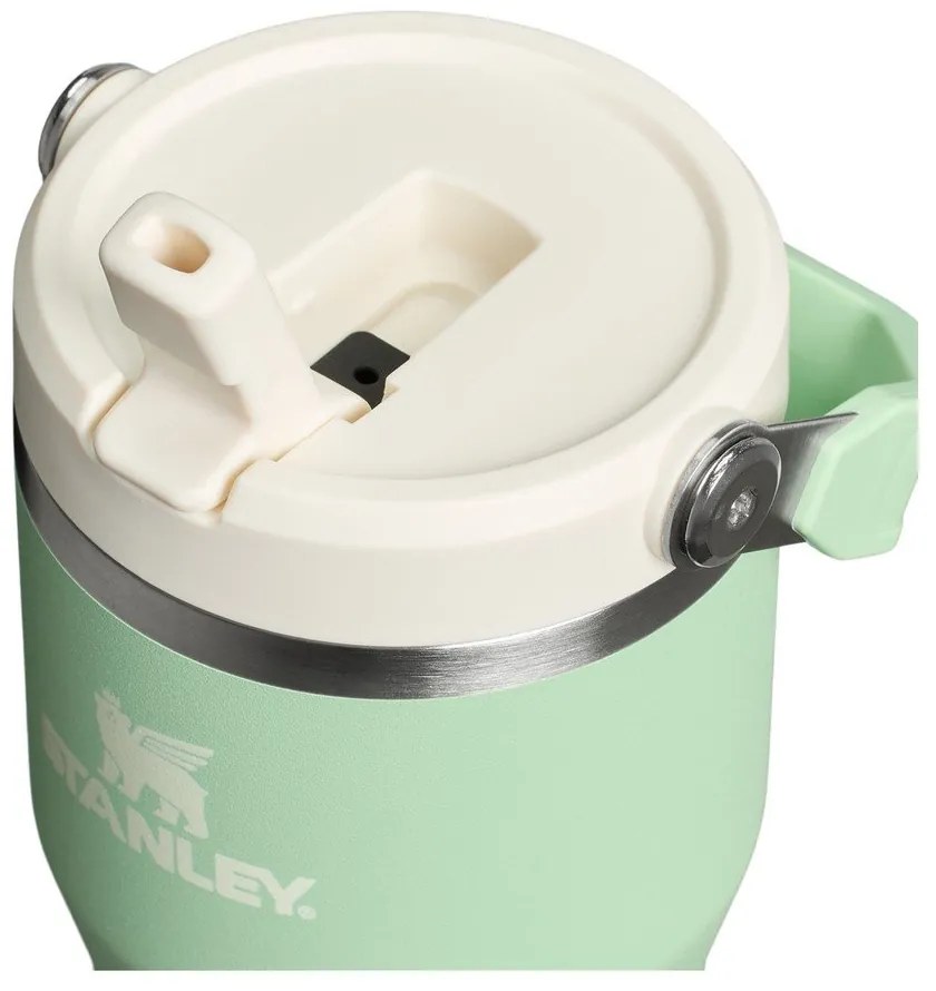 Borraccia termica color salvia in acciaio inox 600 ml IceFlow™ Flip Straw 2.0 Tumbler Pistachio – Stanley