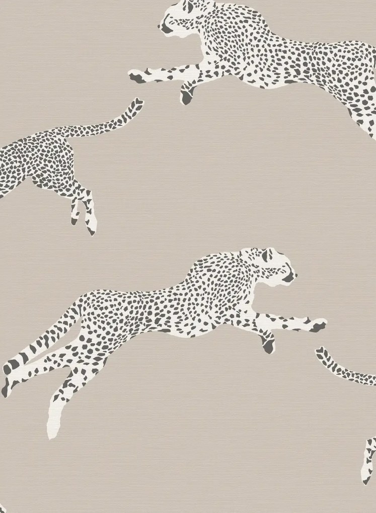 Jannelli & Volpi Carta da parati Leaping Cheetah Grasscloth - 26023