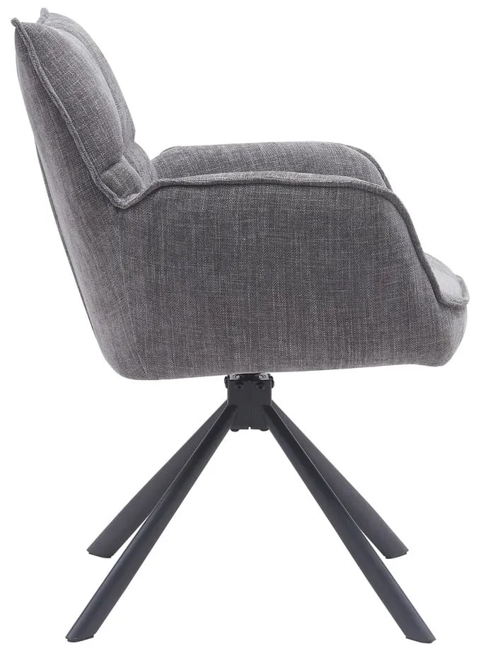 Set di sedie da pranzo grigia in imbottito 2 pz Marilla – Unique Furniture