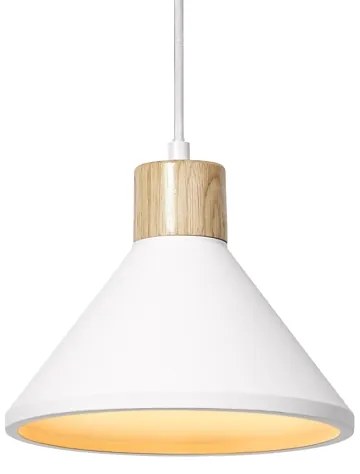 Ledvance - Lampadario a sospensione con filo DECOR PLASTER 1xE27/25W/230V diametro 22 cm gesso bianco
