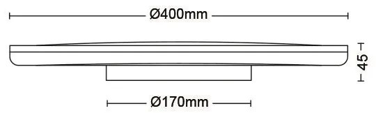 Philips- Plafoniera LED dimmerabile OZZIET SCENE SWITCH LED/22W/230V 2700K