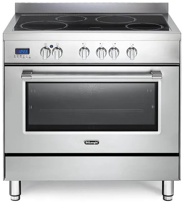 Cucina elettrica con forno DE'LONGHI PRO 96 MX IN ED inox L 90 x P 60 cm