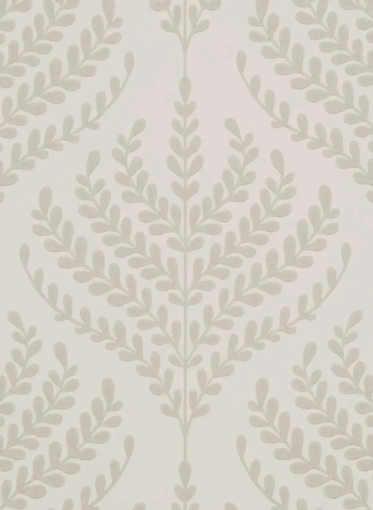 Liberty Carta da parati Paisley Fern - Pewter White