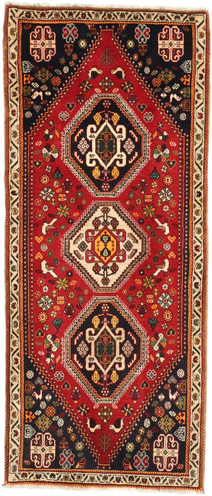 Gashghai Tappeto persiano 90 x 200 (Iran) Annodato A Mano