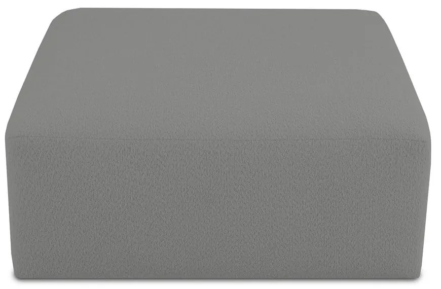 Modulo divano grigio in tessuto bouclé Roxy - Scandic