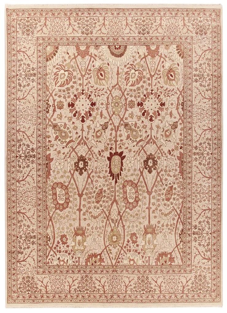 Tabriz Tappeto 170 x 240 (Indian) Annodato A Mano