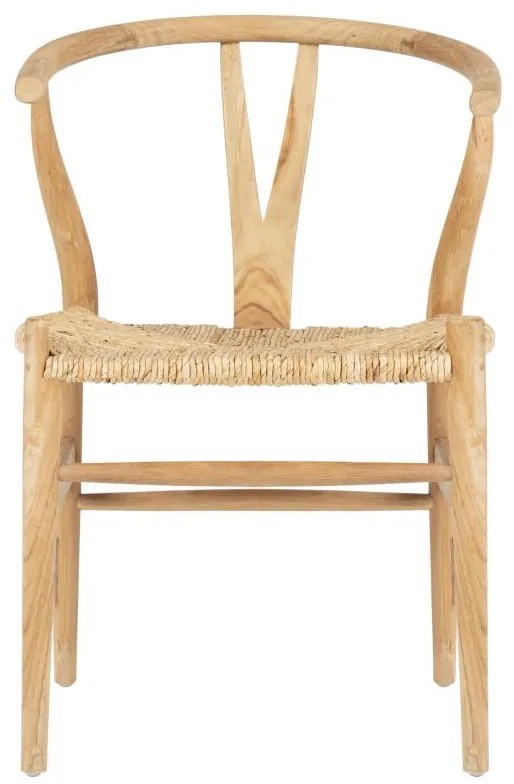 Sedia in Teak e Paglia Naturale - POGIANA