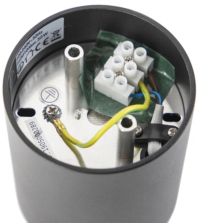 Faretto di design nero - Tubo Honey