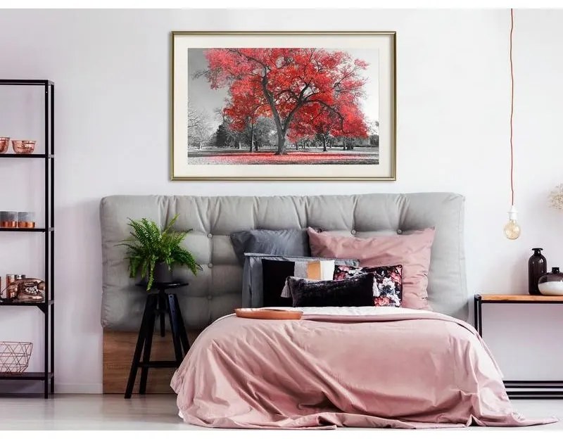 Poster Red Tree