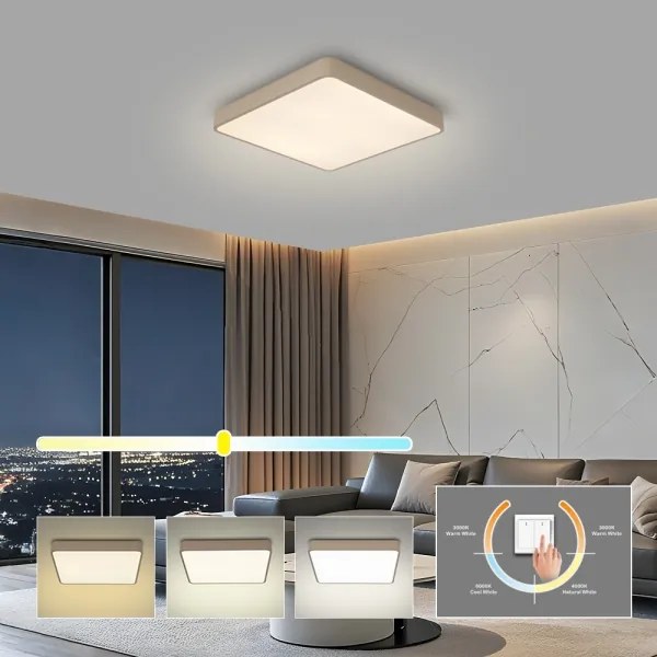 BRILAGI - Plafoniera LED POOL SQUARE LED/48W/230V 3000/4000/6000K 50x50 cm beige