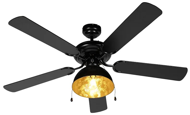 Ventilatore da soffitto industriale nero - Mistral Magna