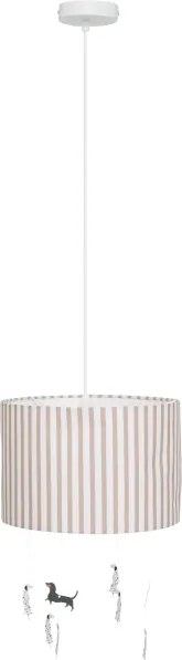 Atmosphera - Lampadario a sospensione per bambini SCOTT su cavo 1xE27/40W/230V a tema cani