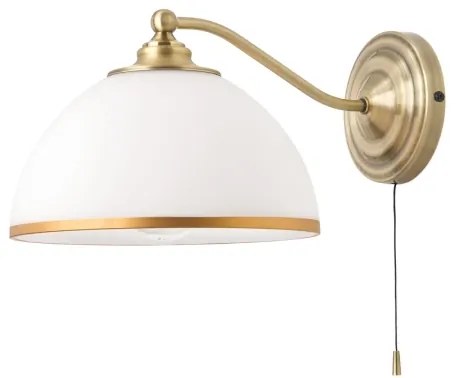 Orion WA 2-1371/1 - Applique OLD LAMP 1xE27/40W/230V bianco/ottone