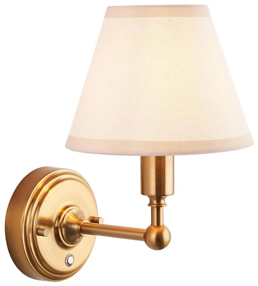 Endon 114830 - LED Dimmerabile ricaricabile muro lampada BURLEY LED/1,5W/5V ottone/color crema