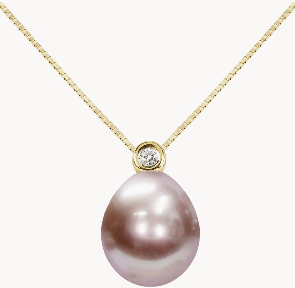 Collana in oro giallo fatta a mano Beam
