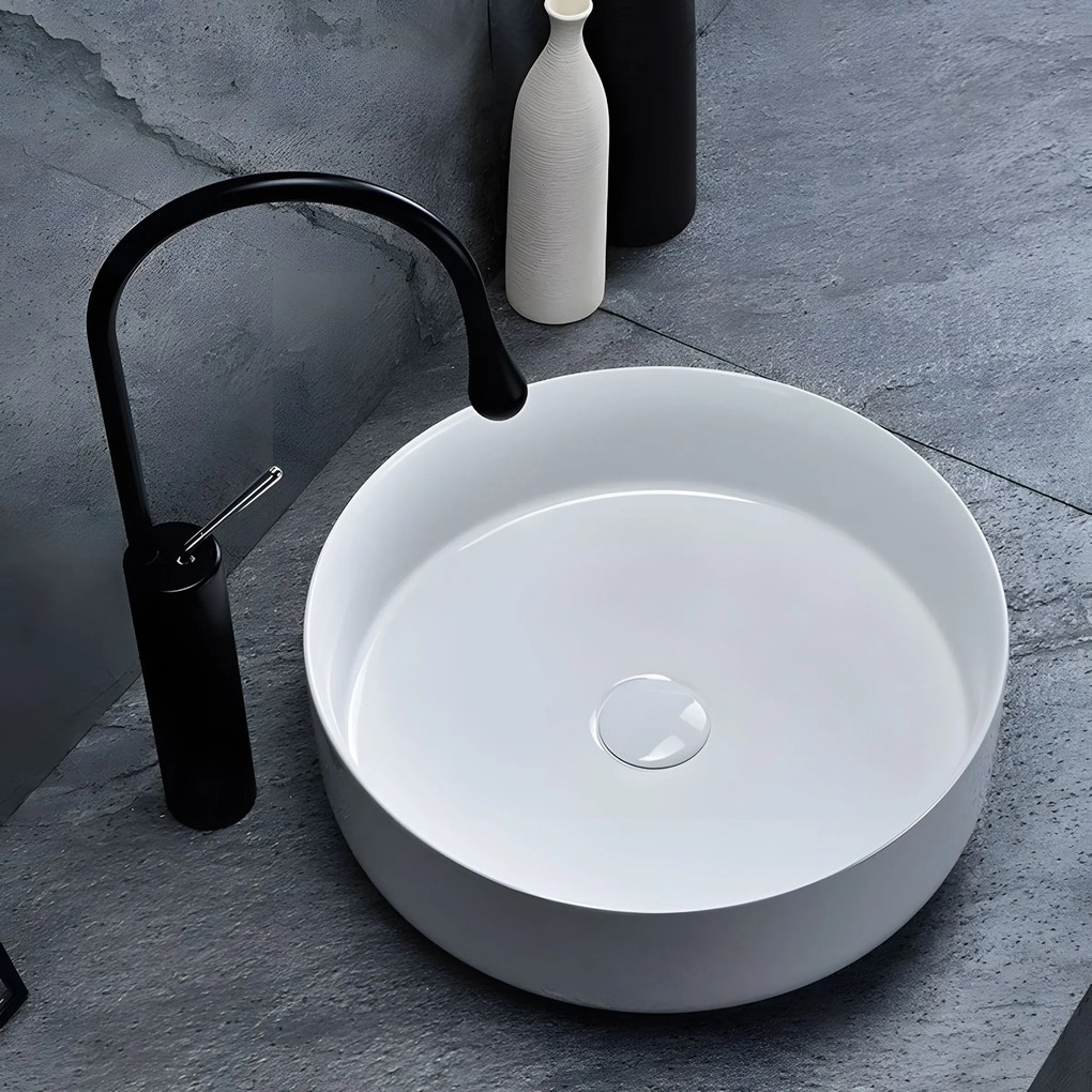 Lavabo da appoggio Rea Elma