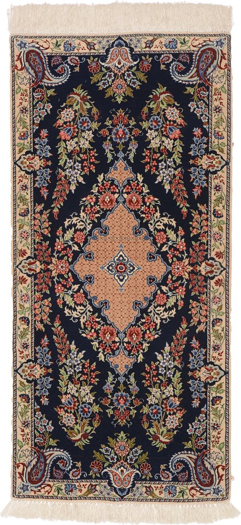 Nain Tappeto 130x60 (Iran) Annodato A Mano