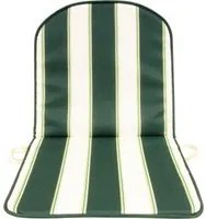 CUSCINO SCHIENALE BASSO DOUBLE RIGATO VERDE GEMITEX PZ 8