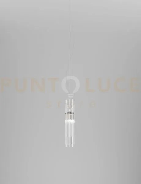 Diadema sospensione bp cristallo bronzo satinato 1 luce attacco g9