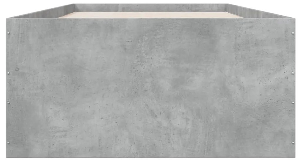 Giroletto grigio cemento 90x200 cm in legno multistrato