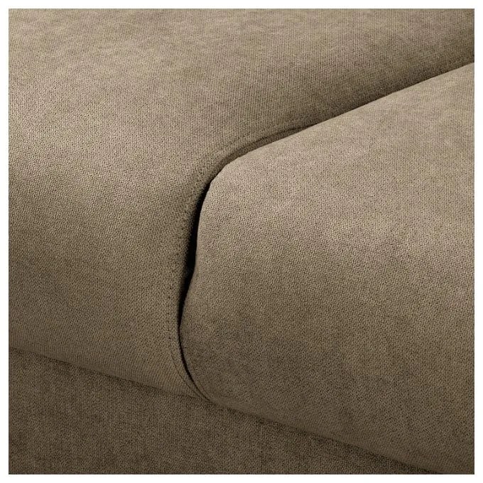 Divano angolare marrone chiaro (angolo sinistro) Beata - Ropez