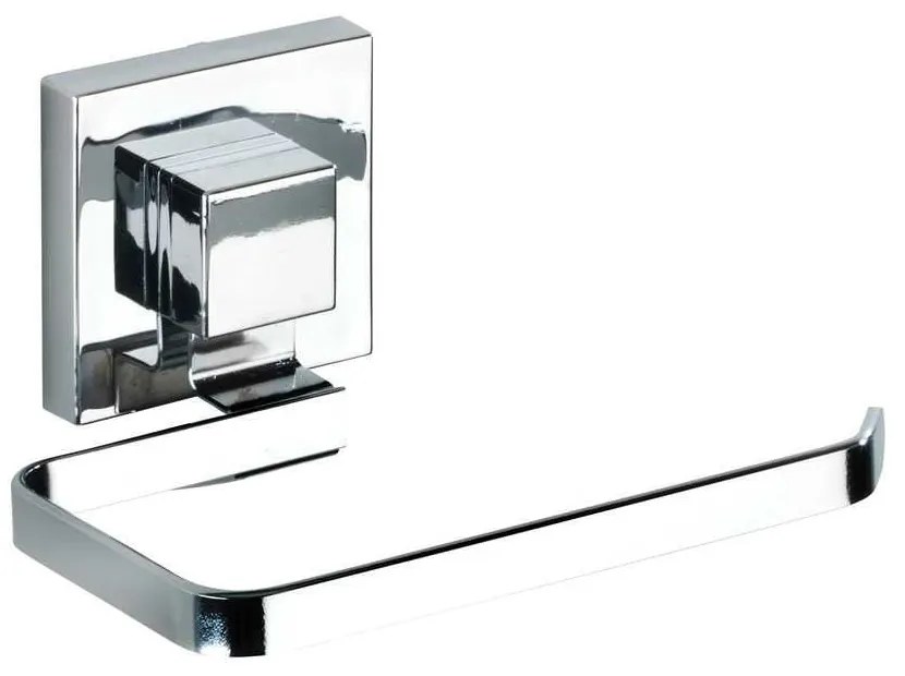 Set di accessori da bagno autoportanti color argento in plastica lucido Quadro - Wenko