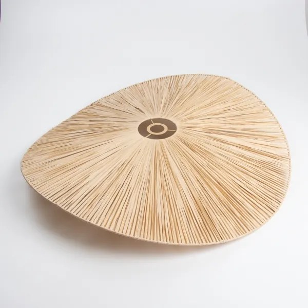 Brilagi - Lampadario LED a plafone CERIA BOHO 1xE27/40W/230V Ø 80 cm in rafia