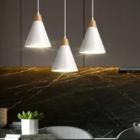 Lampadari Kit 3pz Sospensione Moderna Lampade per Snack Cucina Bianco