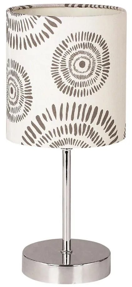 Lampada da tavolo EMILY 1xE14/40W/230V color crema/cromo lucido
