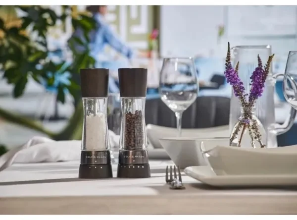 Accessori Da Cucina E Buffet Olympia – Set Macinasale E Pepe In Bambù, Per Ristoranti E Uso Domestico