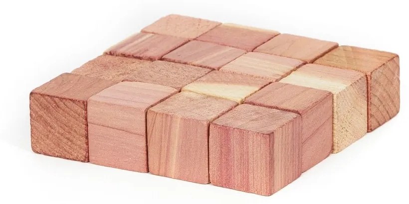 Set di 16 cubi in legno di cedro per il guardaroba Cedar - Compactor