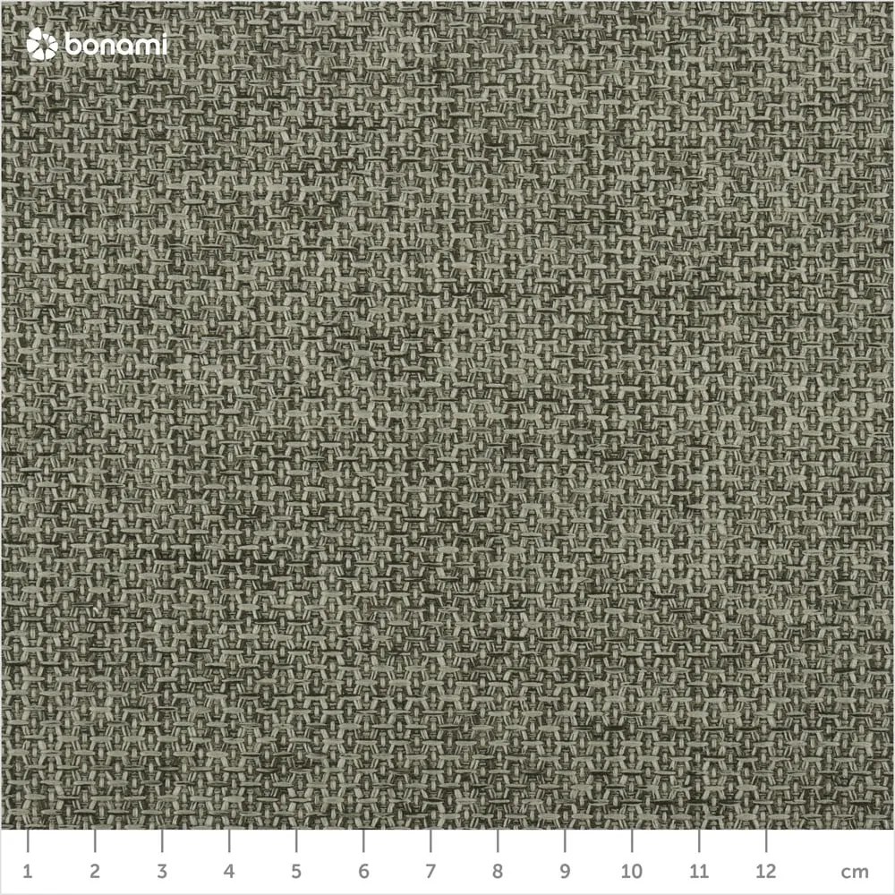 Letto matrimoniale imbottito verde con contenitore con rete inclusa 140x200 cm Lotte – Meise Möbel