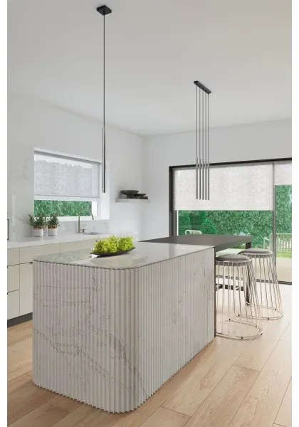 Sollux SL.1199 - Lampadario a sospensione con filo PASTELO 1xG9/8W/230V cromo