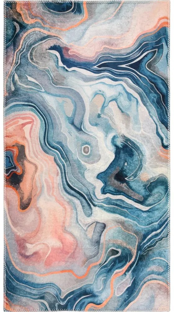 Tappeto blu e rosa lavabile 160x230 cm Colors of Joy – Vitaus